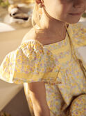 Yellow floral print dress FYVOETTE 2 / 23E2PFG1ROBB104