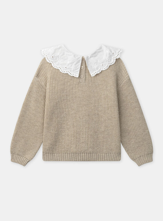 Off white PULLOVER NLECOLETTE / 25H2PFT1PUL007