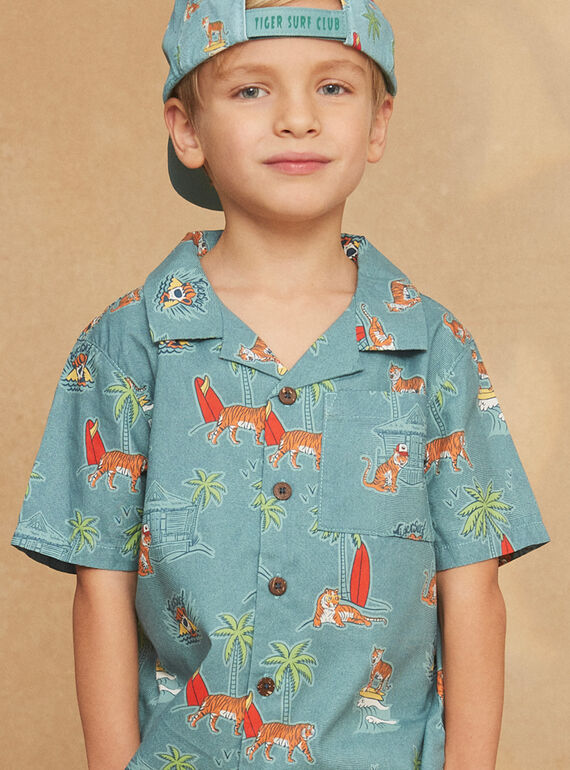 Blue SHIRT KROCHEMAGE / 24E3PGE1CHMC200