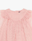 Pink sequined tulle dress and bloomer FYOLIVIA / 23E1BFE3ROBD333