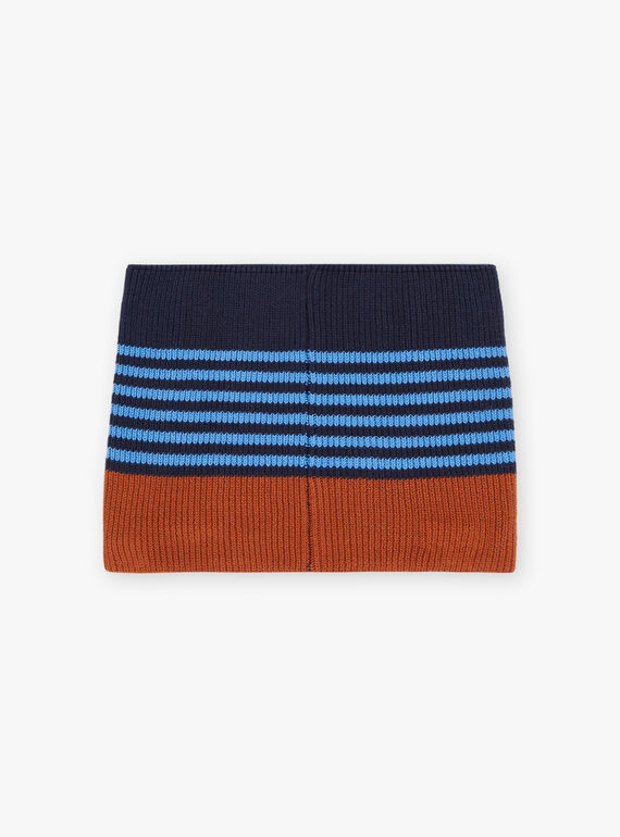 Two-toned striped print knitted snood FRARIAGE / 23E4PG52SNO713