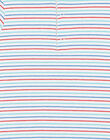 Short sleeve striped t-shirt bodysuit ZAKAMARO / 21E1BGJ2BOD000