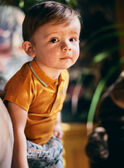 Baby Boy Yellow Jersey Polo CAKOBE / 22E1BG91POLB114