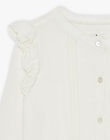 Off white openwork vest FRECARDETTE / 23E2PFI1CAR005