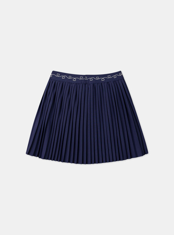 Navy SKIRT LIRAMETTE 2 / 24H2PF93JUP070