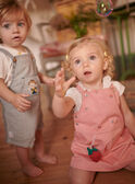 Baby Girl Pink Fruit Print Pants CALAURIE / 22E1BFJ1CHS413
