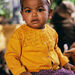 Baby Girl Mustard Yellow Knit Cardigan