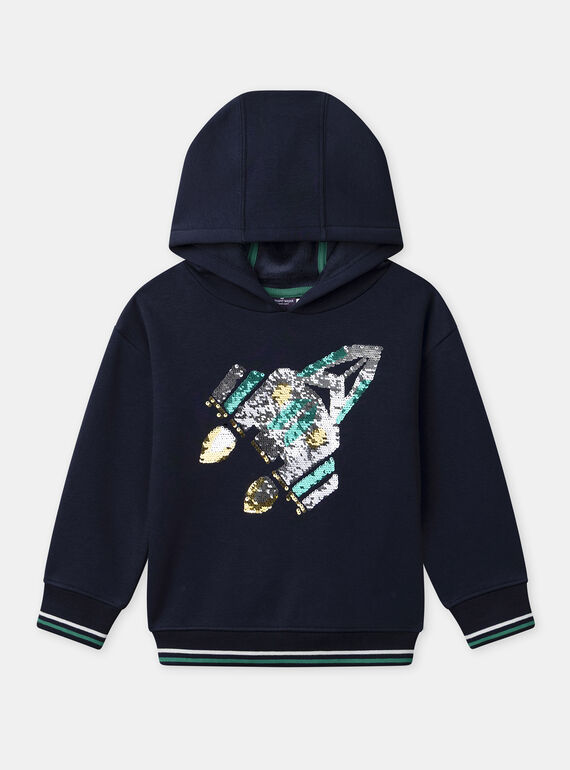 Navy SWEAT SHIRT NMECOLAGE / 25H3PGI2SWE070