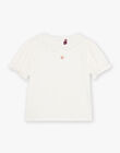 Off white claudine collar T-shirt FYNOETTE / 23E2PFG1TMC001