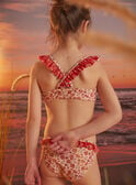 Melon swimsuit set with floral print KLUPAETTE / 24E4PFG3D4LE403