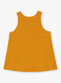Baby girl saffron yellow dress BAESTELLE / 21H1BF51CHS109