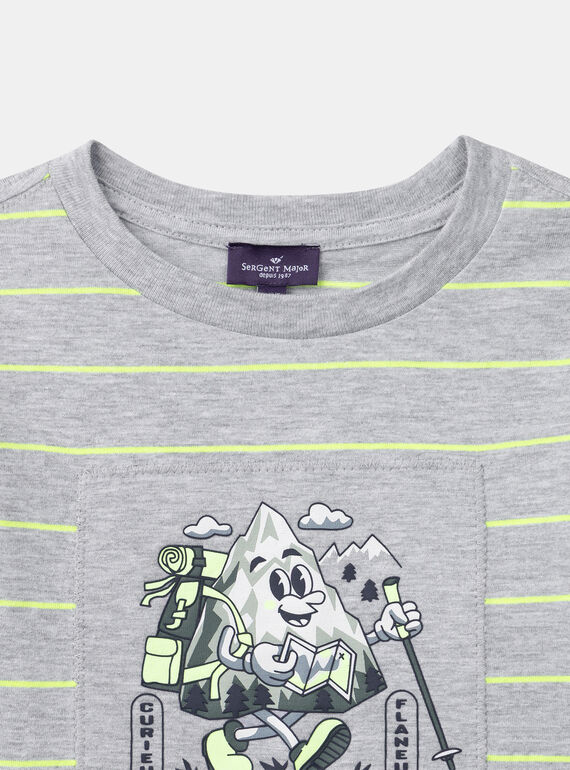 Ash grey TEE SHIRT LS NRAWALKAGE / 25H3PGV2TML927