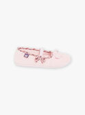 Pink ballerina-style open slippers GRUZETTE / 23F10PF32CHP307