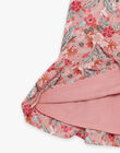 Pink flower print dress FIROBETTE / 23E2PFD2ROBD318