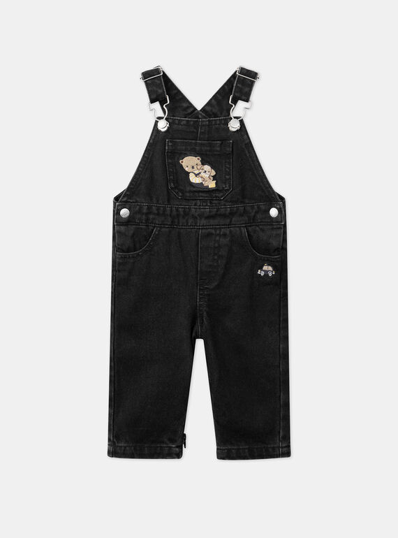 Black denim DUNGAREES LAFLAVIEN / 24H1BGK1SALK003