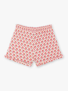 Pink shorts child girl TIUMETTE / 20E2PFQ1SHOD317