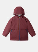 Burgundy RAINCOAT LINIDAGE / 24H3PG61IMP501