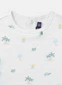 Ecru Printed Body T-shirt KAVOLTAIRE / 24E1BGR1BOD001