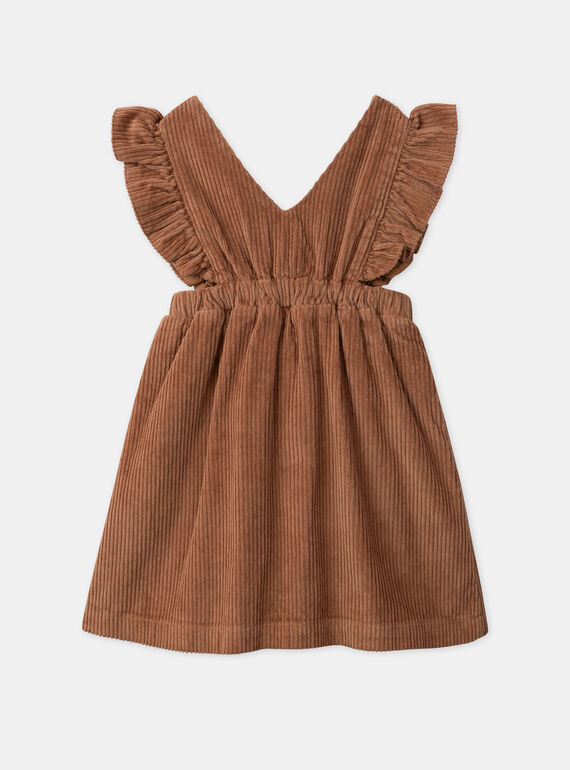 Light brown JUMPER DRESS LAROMETTE / 24H2PFS1CHSI810