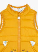 Reversible yellow amber sleeveless down jacket GAEVA / 23H1BF91D3EB101