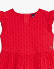 Red embroidered dress child girl CAIRIETTE / 22E2PFP1ROB050