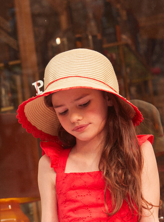 Straw hat KLAPAPETTE / 24E4PFN2CHAI817