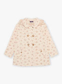 Beige 3 in 1 Flower Print Parka FRATERETTE / 23E2PF51PAR808