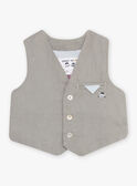 Baby boy sage green vest CYBERNARD / 22E1BG11VSMG610