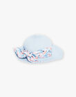 Child girl sky blue paper hat CHYPAETTEX / 22E4PFW1CHA020