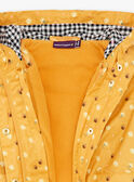 2 in 1 yellow hooded parka ZUANAELLE / 21E1BFM1IMPB114