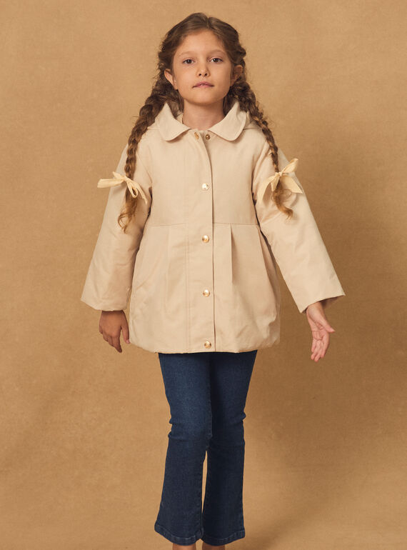 Light beige RAINCOAT NINOLETTE / 25H2PFE2IMP801