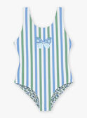 1 piece reversible ecru floral print swimsuit FRYVERETTE / 23E4PFM2D4K001