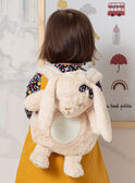 Beige rabbit backpack BAERIKA / 21H4BF51BESA011