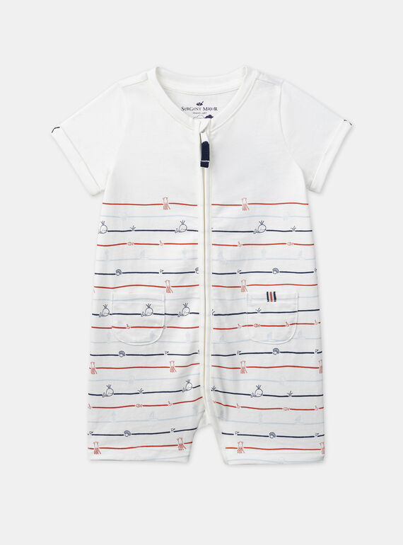 Off white BABYGROW KEFERDI / 24E5BG61GRE001