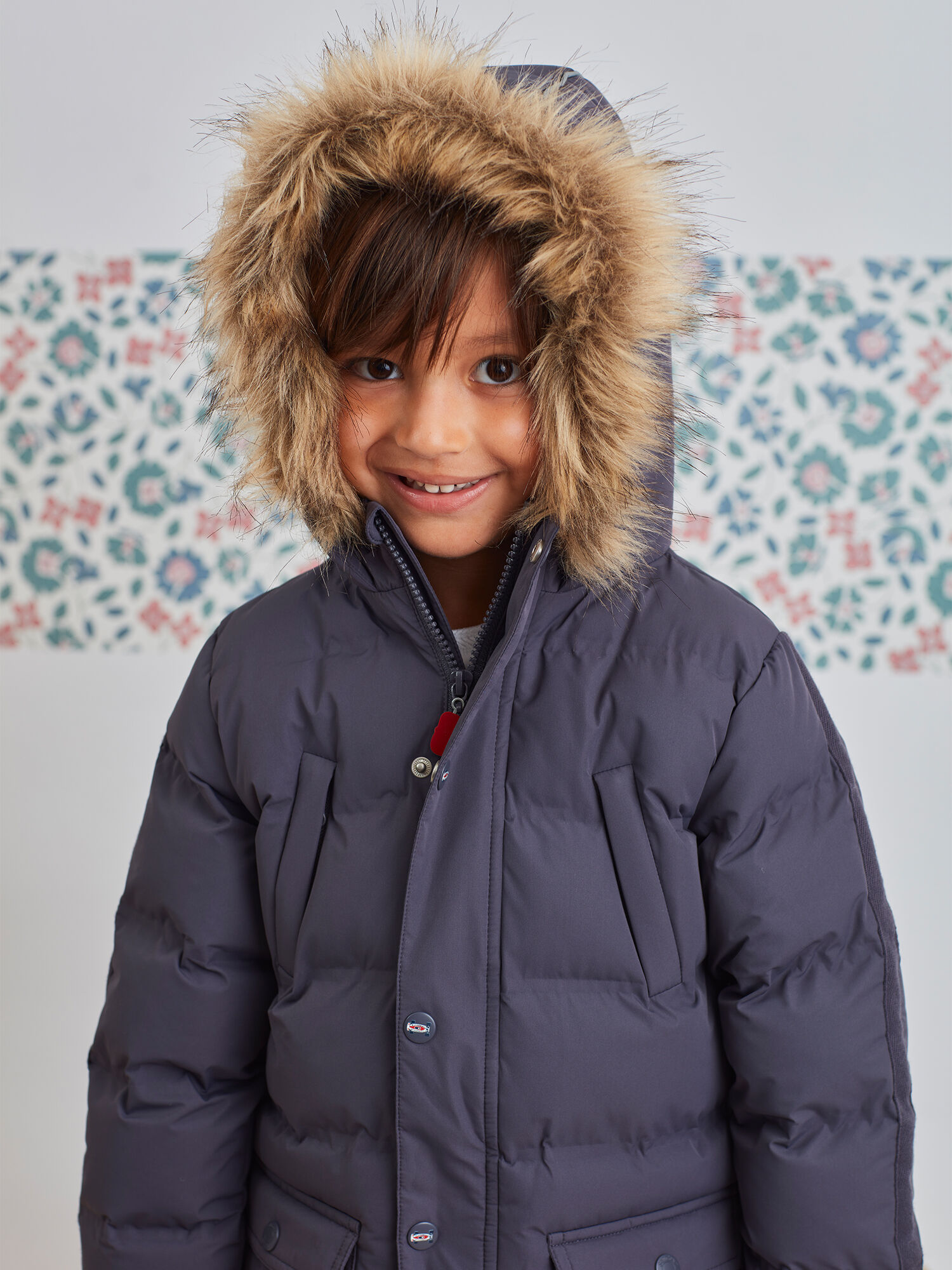 boys grey parka
