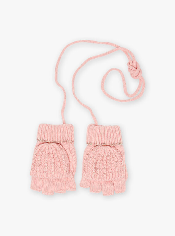 Baby Girl Pink Heart Mittens BLODUETTE / 21H4PFD1GAND300