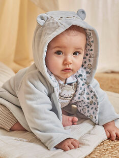 Velvet teddy bear hooded jacket boy birth COSMO / 22E0CGC1VESC227