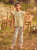 Light green TEE SHIRT SS MLEBIMETTE / 25E2PFO1TMCG600