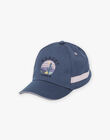 Blue and lilac cap with desert pattern FLACAPAGE / 23E4PGO1CHA714