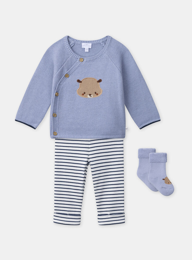 Greyish blue SET NORMANO / 25H0CG11ENS205