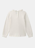 Beige TEE SHIRT LS NLEJERETTE / 25H2PFT3TMLI814