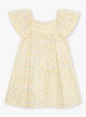 Yellow floral print dress FYVOETTE 2 / 23E2PFG1ROBB104