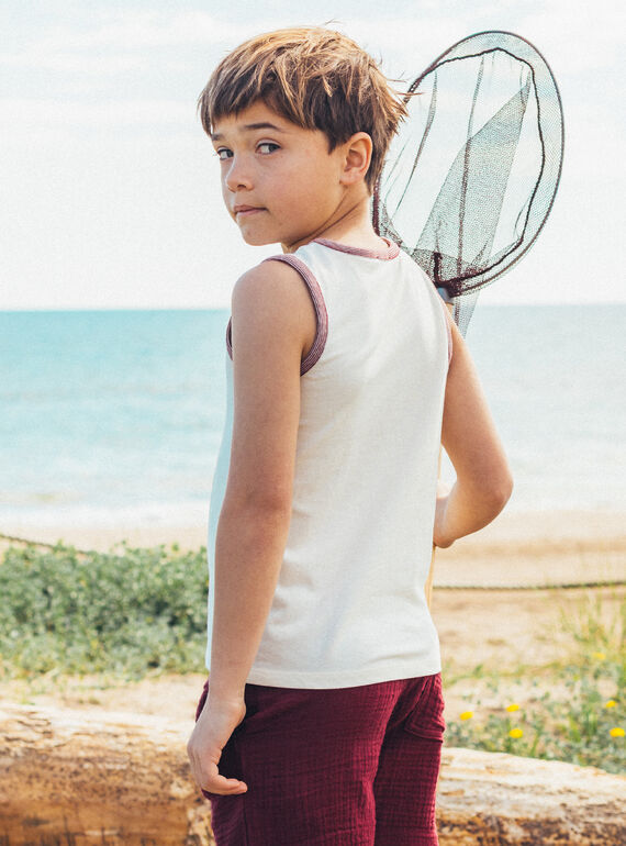 Ivory TANK TOP MRARIBAGE / 25E3PGR1DEB005