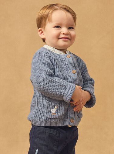 Greyish blue CARDIGAN Greyish blue CARDIGAN NAKINAN / 25H1BGQ1CAR205
