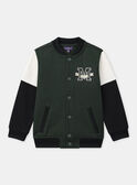 Green KIDS CARDIGAN NICOLAGE / 25H3PGL1GILG633