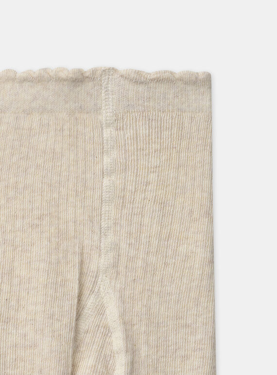 Heather beige TIGHTS NALISON / 25H4BFT1COLA011