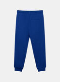 Blue jogging pants with a 1987 print KRIBANAGE / 24E3PGB3JGBC207