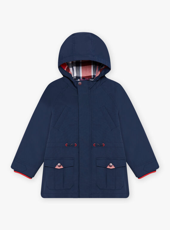 Child boy's 3-in-1 night blue raincoat CAPOLINAGE / 22E3PGG2IMP713