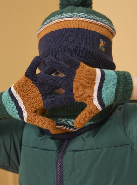 Navy GLOVES & MITTENS LIOGANAGE / 24H4PG81GAN070