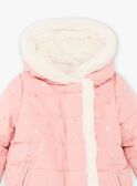 Baby girl pink reversible jacket BLODOUETTE1 / 21H2PFD1D3ED300